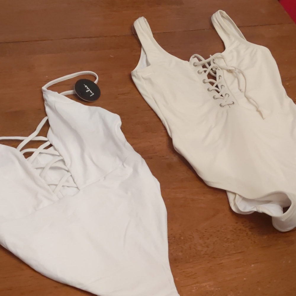 Lulu's White Bathing Suits